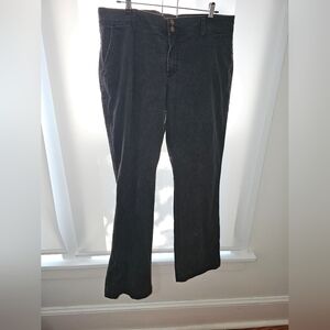 Maurices 16W long khaki black pants
